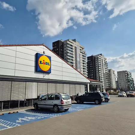 Wsrod 1000cy Swiatel - Z Parkingiem W Hali Garazowej- Duzy Balkon - Piekny Widok Noca Na Panorame Tysiaclecia * 카토비체