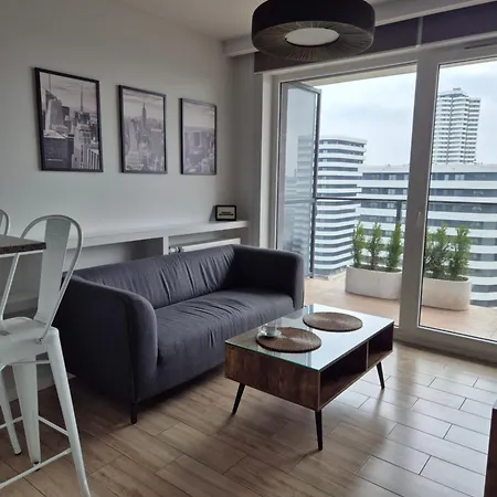 Wsrod 1000cy Swiatel - Z Parkingiem W Hali Garazowej- Duzy Balkon - Piekny Widok Noca Na Panorame Tysiaclecia Appartement *