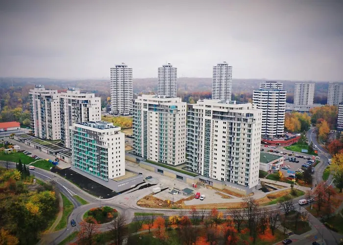 Wsrod 1000cy Swiatel - Prywatny Parking - Duzy Balkon - Piekny Widok Noca Na Panorame Tysiaclecia *