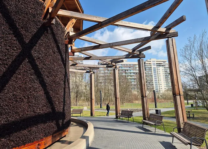 Wsrod 1000cy Swiatel - Prywatny Parking - Duzy Balkon - Piekny Widok Noca Na Panorame Tysiaclecia Katowice