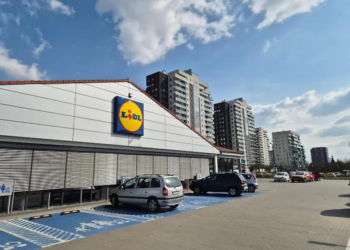 Wsrod 1000cy Swiatel - Prywatny Parking - Duzy Balkon - Piekny Widok Noca Na Panorame Tysiaclecia * Katowice